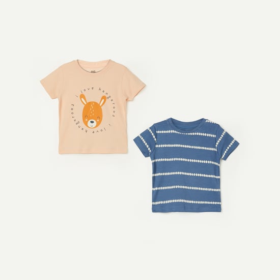 FS MINI KLUB Assorted T-shirt - Pack of 2