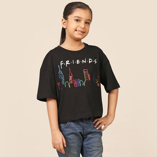KIDSVILLE Friends Printed Boxy Fit T-shirt