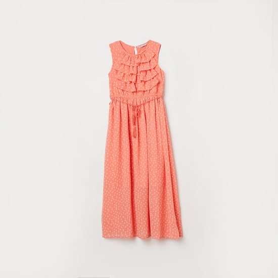 FAME FOREVER Floral Print A-line Dress