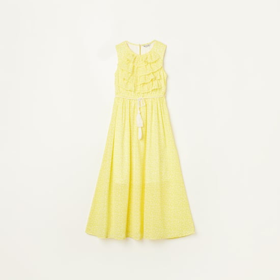 FAME FOREVER Printed A-line Dress