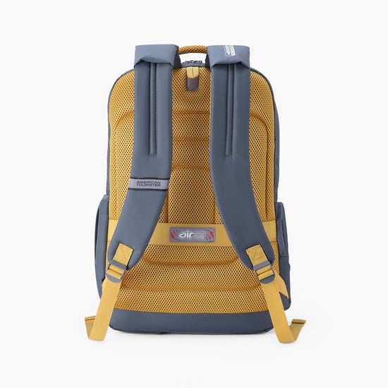 American Tourister Yellow And Grey Backpack AMERICAN TOURISTER
