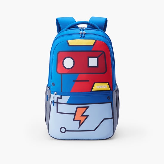 AMERICAN TOURISTER Toodle 4.0 Robot Print Backpack with Raincover