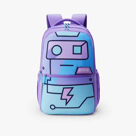 AMERICAN TOURISTER Toodle 4.0 Robot Print Backpack with Raincover