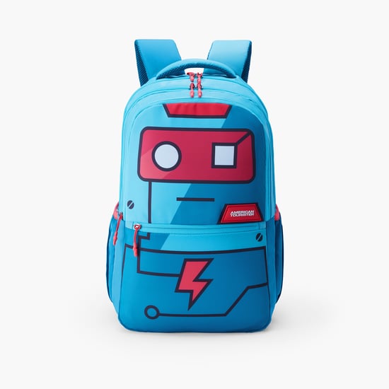 AMERICAN TOURISTER Toodle 4.0 Robot Print Backpack with Raincover