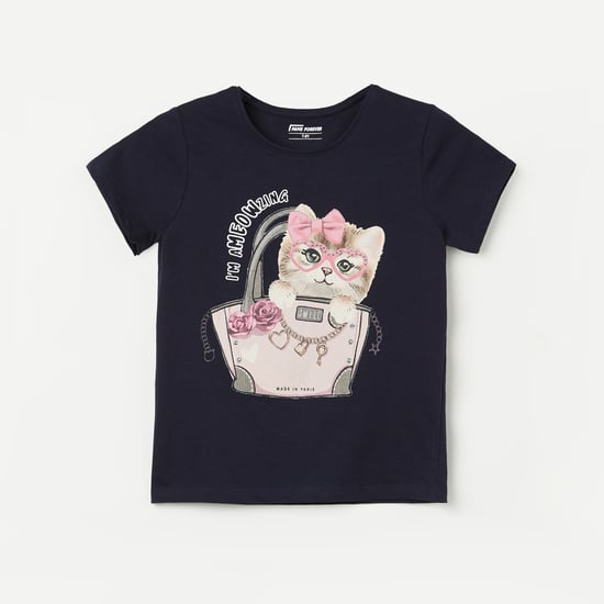 FAME FOREVER Graphic Print T-shirt
