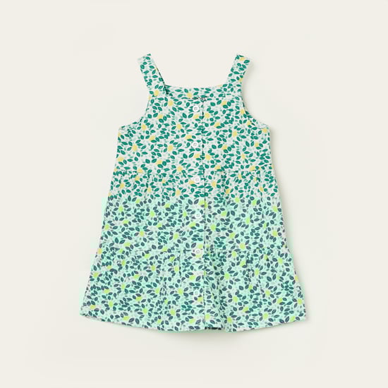 JUNIORS Printed Tiered Dress