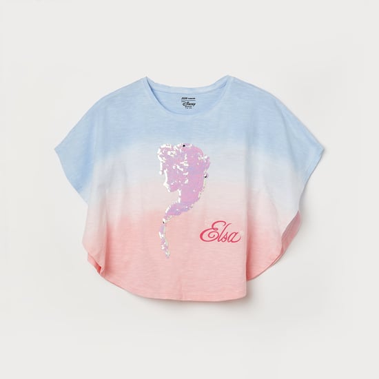 FAME FOREVER Elsa Sequinned Cape Top