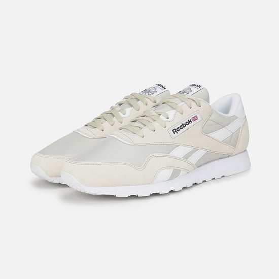 REEBOK Classic Running Shoes with Suede Overlay
