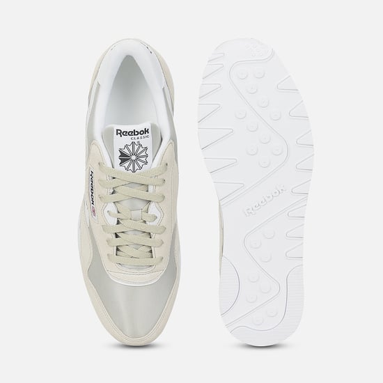 REEBOK Classic Running Shoes with Suede Overlay