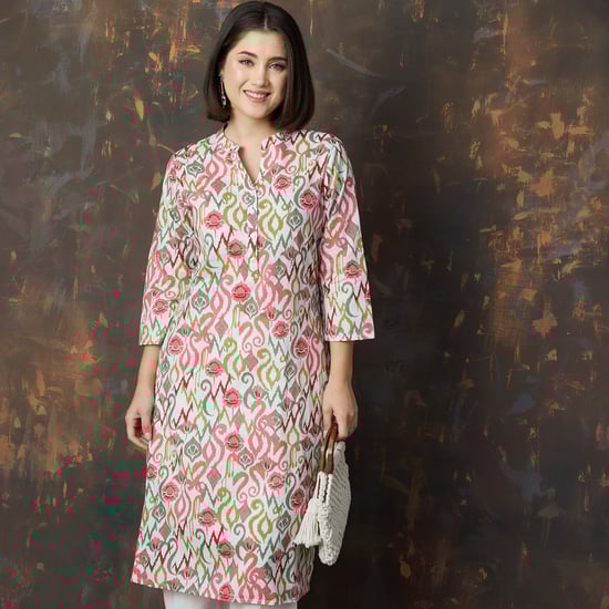 MELANGE Printed Straight Kurta