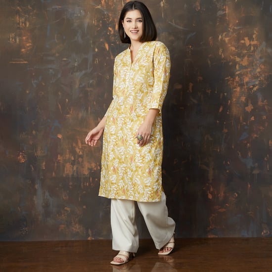 MELANGE Printed Straight Kurta
