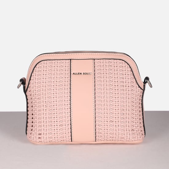 ALLEN SOLLY Woven Sling Bag