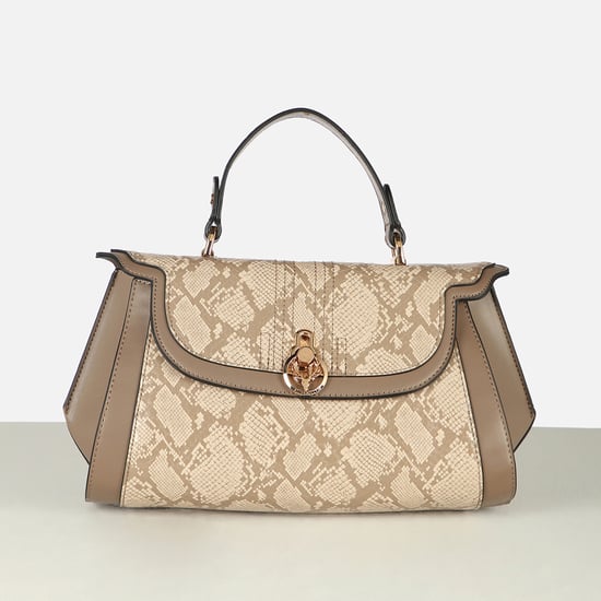 ALLEN SOLLY Textured Handheld Bag