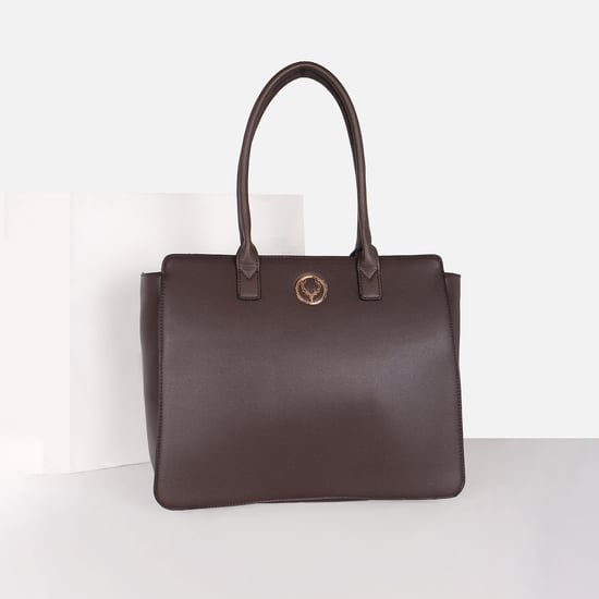 ALLEN SOLLY Solid Laptop Bag