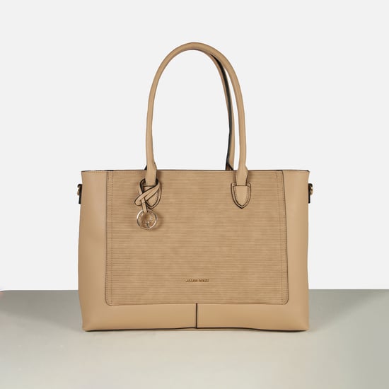 ALLEN SOLLY Ribbed Shoulder Bag