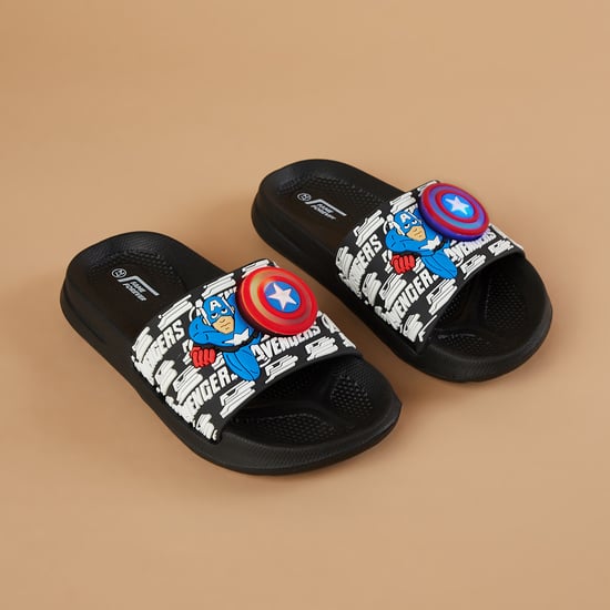 FAME FOREVER Captain America Applique Sliders