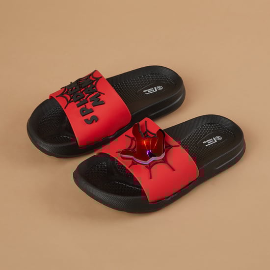 FAME FOREVER Spiderman Applique Sliders