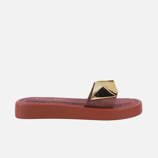 CATWALK Embellished Platform Sliders