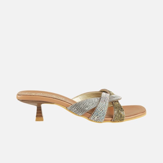 CATWALK Embellished Kitten Heels