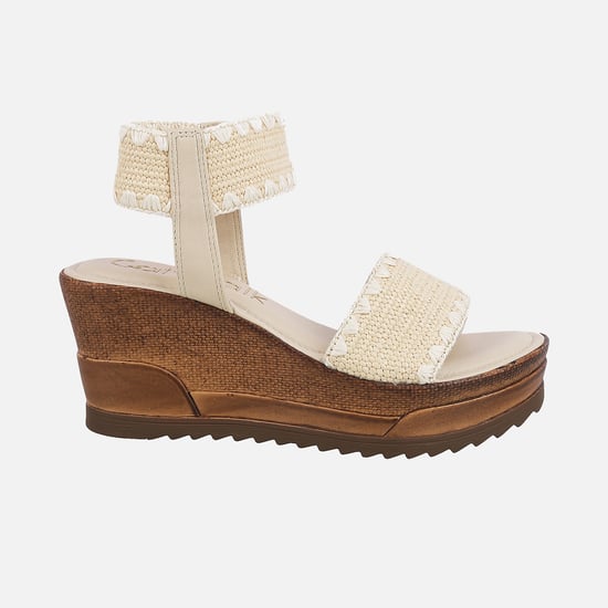 CATWALK Embellished Ankle-Strap Platform Heels