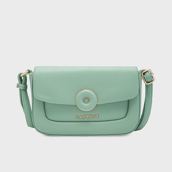 CAPRESE Solid Sling Bag Green