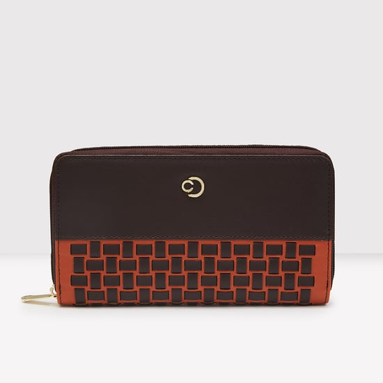 CAPRESE Colourblocked Zip-Around Wallet