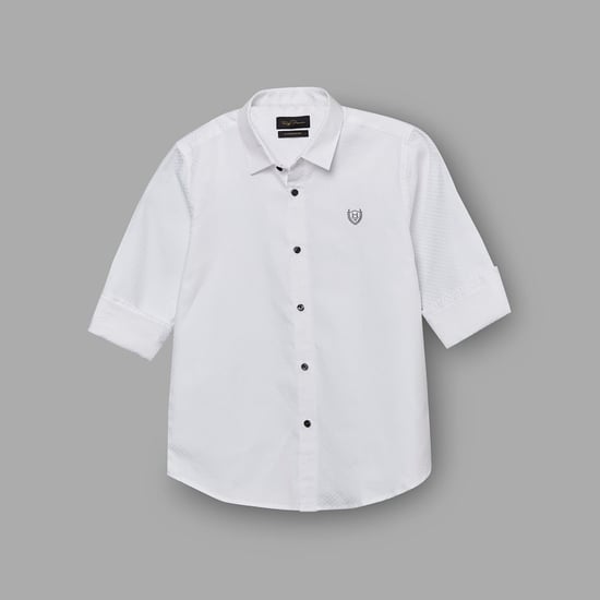 RUFF KIDS Self-Patterned Shirt