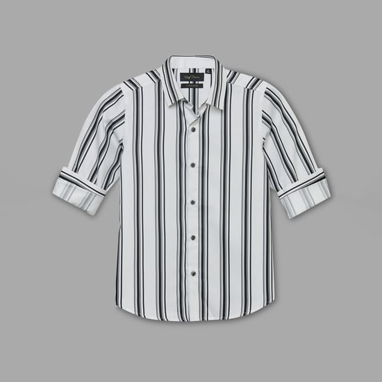 RUFF KIDS Striped Full Sleeves Shirt