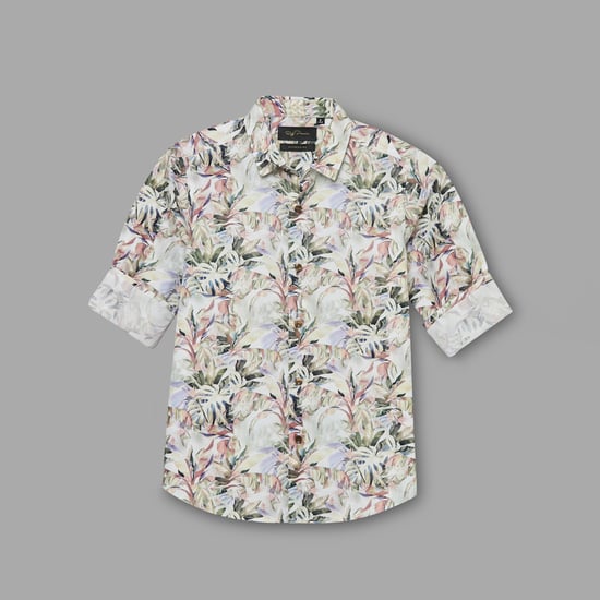 RUFF KIDS Tropical Print Full Sleeves Shirt