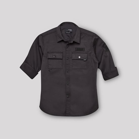 RUFF KIDS Solid Regular Fit Shirt