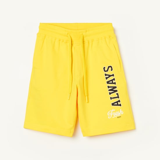 RUFF KIDS Placement Printed Shorts