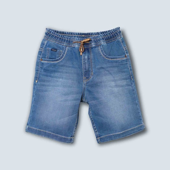 RUFF KIDS Washed Denim Shorts