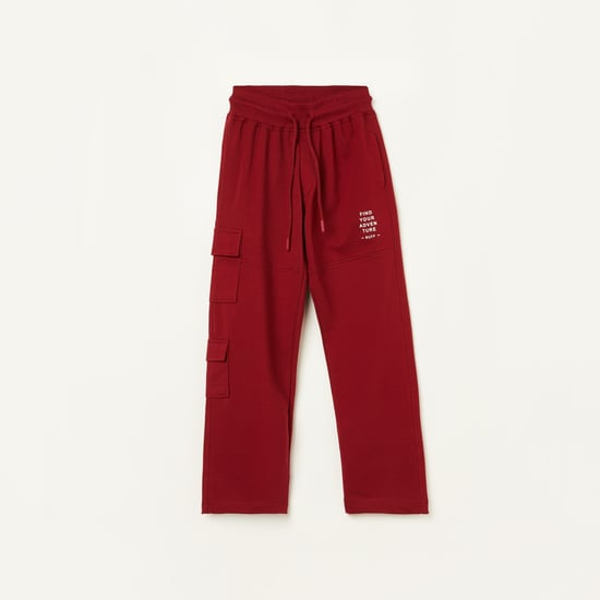 RUFF KIDS Solid Track Pants