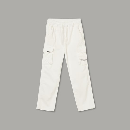 RUFF KIDS Solid Straight Fit Cargos