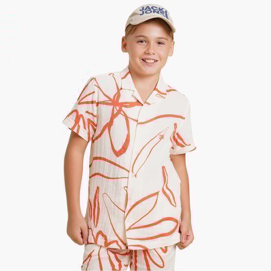 JACK & JONES JUNIOR Printed Regular Fit Shirt