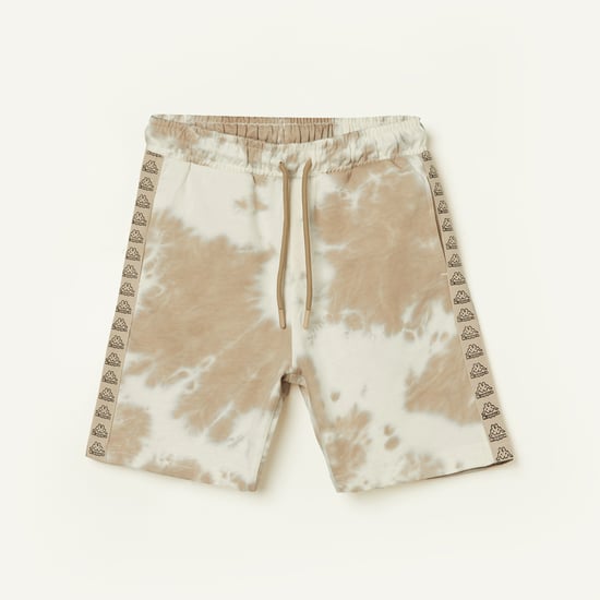 KAPPA Tie & Dye Shorts with Side Taping