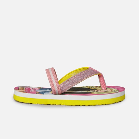 BIOWORLD Barbie Print Flip-Flops