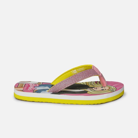 BIOWORLD Barbie Print Flip-Flops