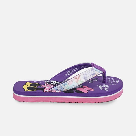 BIOWORLD Minnie Mouse Print Flip-Flops