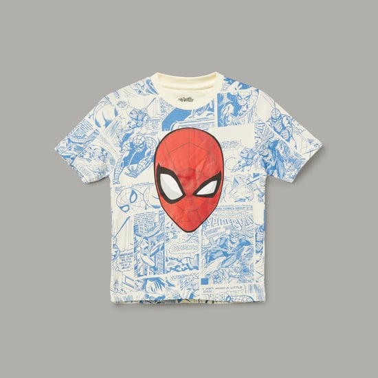 KIDSVILLE Boys Spider-Man Print T-shirt