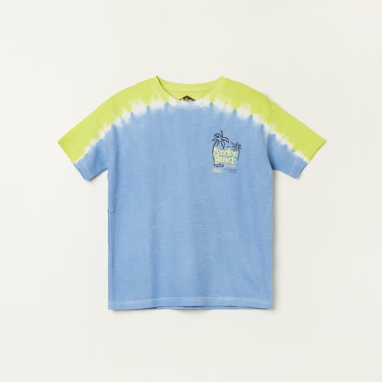 LEE COOPER JUNIORS Boys Tie-Dye Print T-shirt