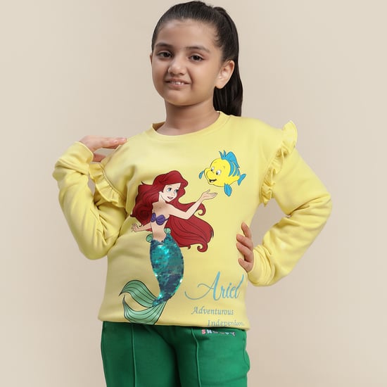KIDSVILLE Disney Princess Print Sweatshirt