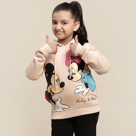 KIDSVILLE Mickey & Friends Print Hooded Sweatshirt