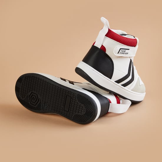 FAME FOREVER Colourblock High Top Sneakers