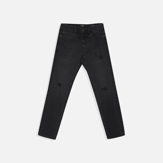 ALLEN SOLLY Distressed Slim Fit Jeans