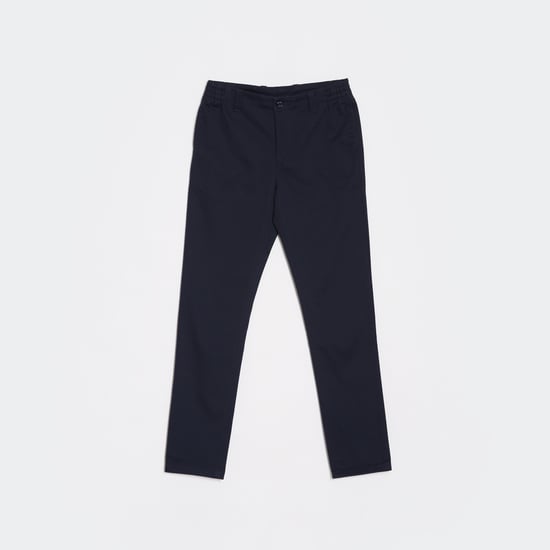ALLEN SOLLY Solid Slim fit Trousers