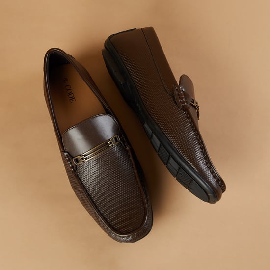 CODE Textured Loafers