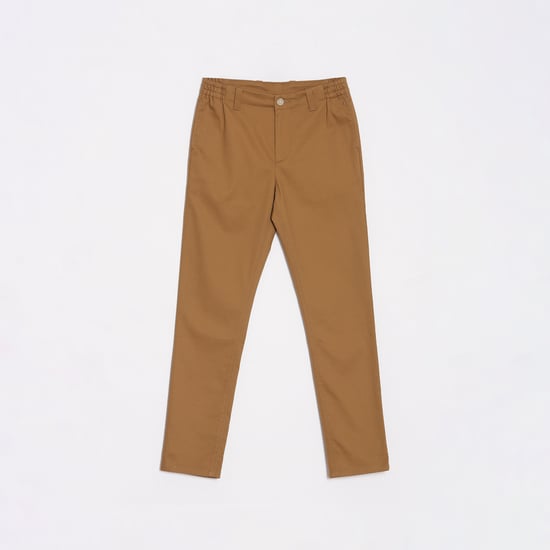 ALLEN SOLLY Solid Slim fit Trousers