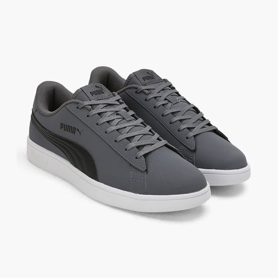 PUMA Smash V2 Buck Panelled Sneakers - Main Image