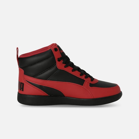 PUMA Pluto Youth Colourblocked High-Top Sneakers